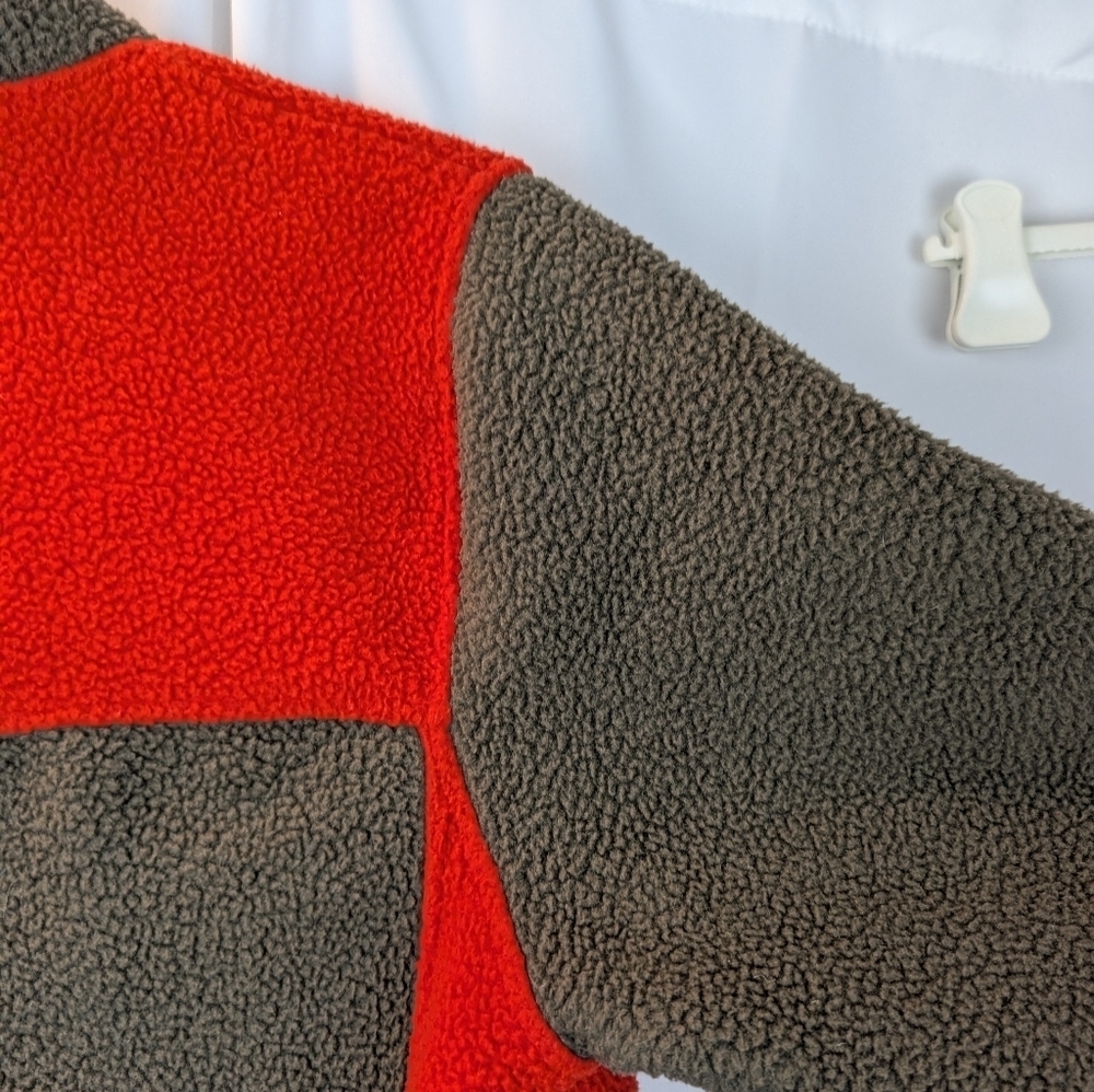 Stussy Drift Diagonal Zip Pullover in Tomato size S in VGUC - Picture 11 of 12